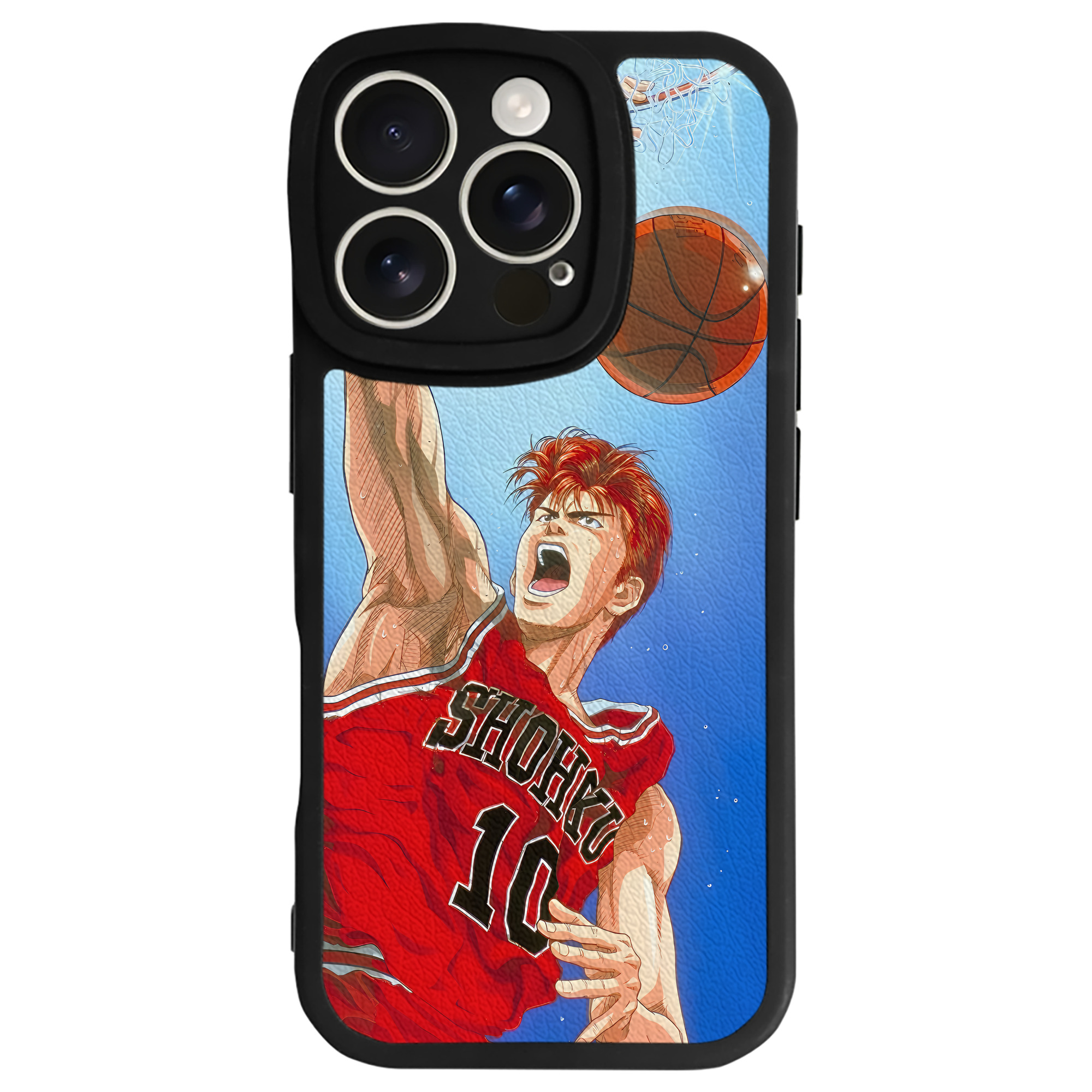 （画像用） SLAM DUNK／スラムダンク 【iPhone 16シリーズ対応】シリコンスマホケース（レザー調） 材質：シリコン